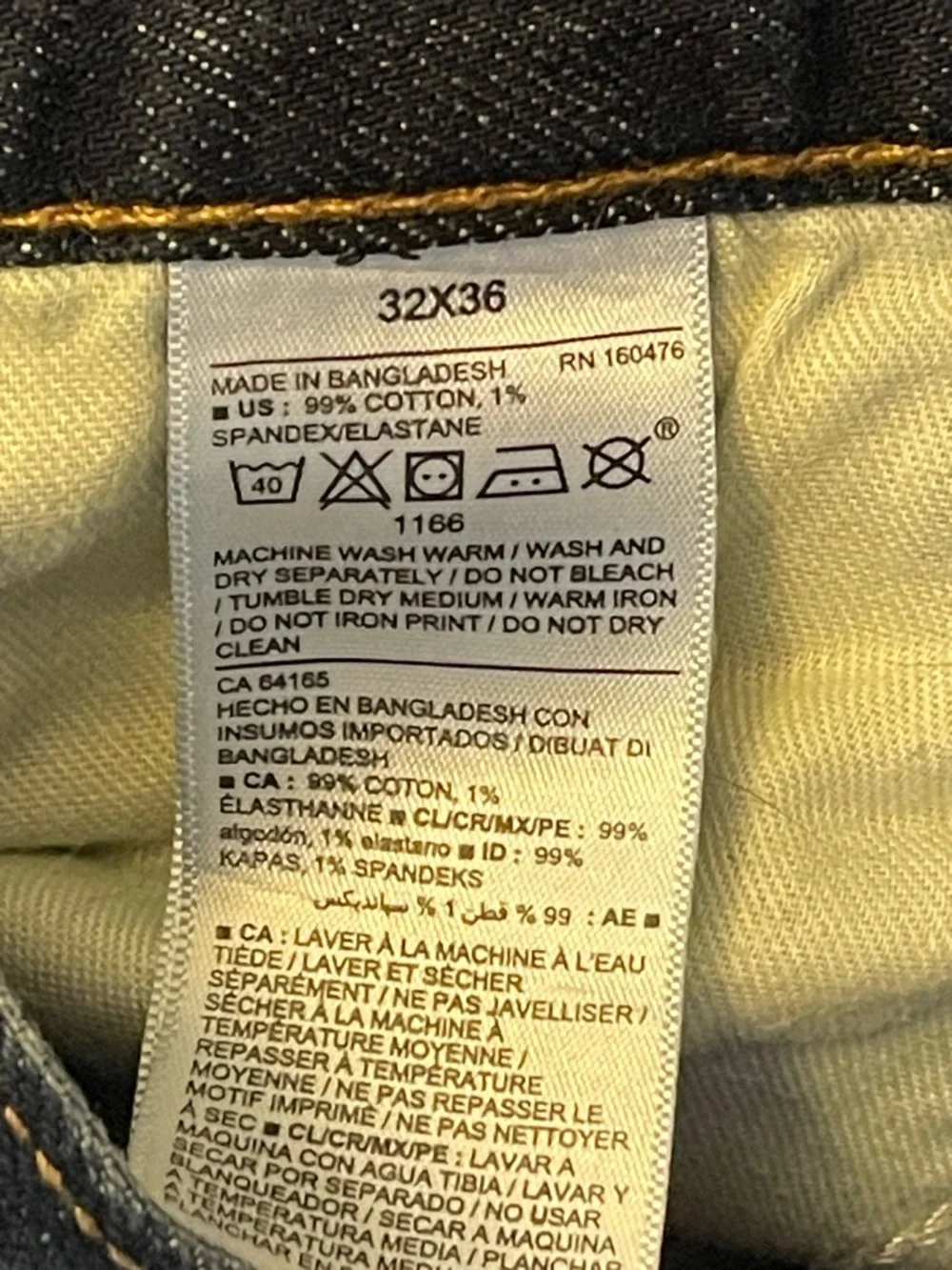 Men's Dark Blue Denim Jeans by Old Navy Size 32 X 36